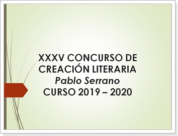 XXXV Concurso Literario